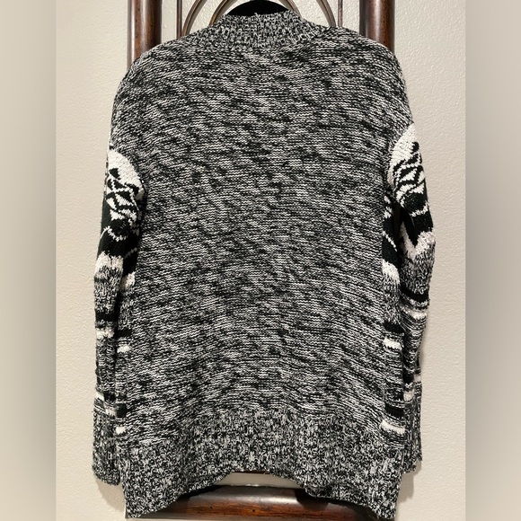 Mossimo Supply Co. by Target Black & White Cardigan Sweater Size Large - Picture 6 of 6